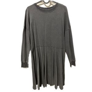 Dark Gray Zara Long Sleeve Dress
